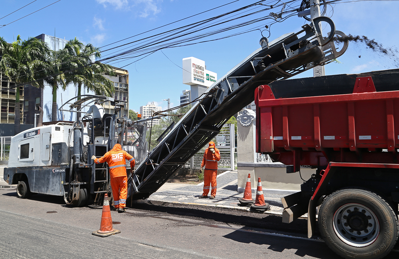 Recuperação da Beira Mar continua e segue dentro do cronograma