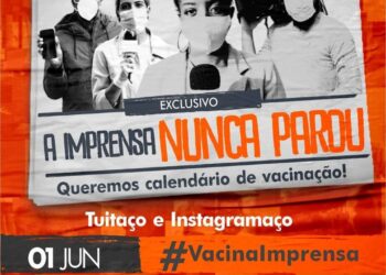 Jornalistas criam mobilização e pedem a vacinação da categoria contra covid-19