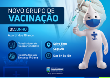 Imunização: Itabaiana vacinará os trabalhadores da Limpeza Urbana e do Transporte Coletivo Rodoviário
