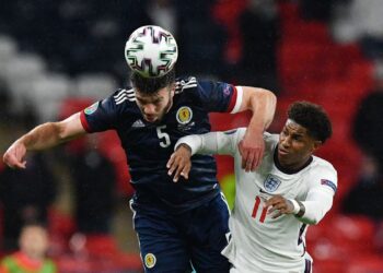 Eurocopa: Inglaterra e Escócia empatam sem gols em Wembley