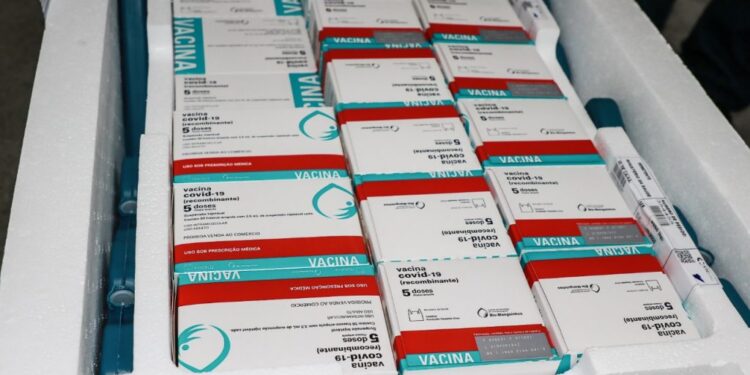 Sergipe recebe mais de 39 mil doses da vacina AstraZeneca