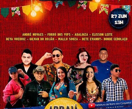 Barra dos Coqueiros Promove Live Solidária “Arraiá da Barra”