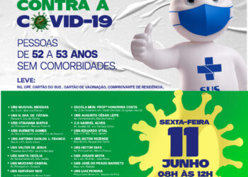 Prefeitura de Socorro anuncia calendário de vacinação para pessoas a partir de 48 anos sem comorbidades