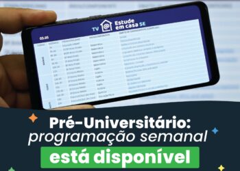 Plantão do Enem: disponível programação semanal de videoaulas do Pré-Universitário Seduc