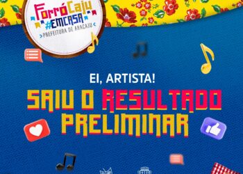 Funcaju divulga resultado preliminar com selecionados para o Forró Caju em Casa