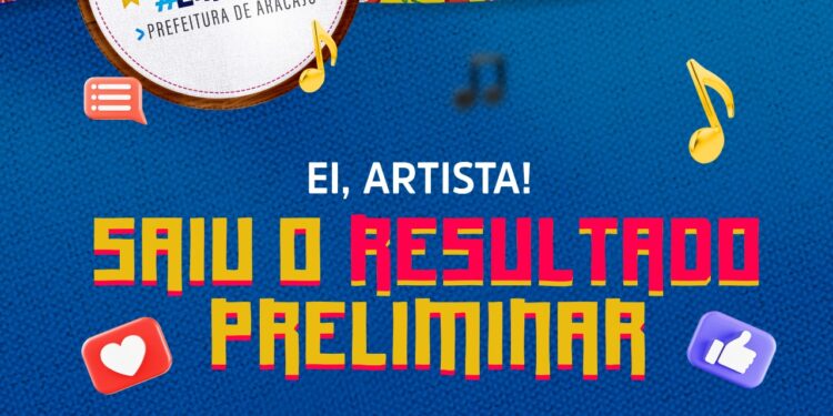 Funcaju divulga resultado preliminar com selecionados para o Forró Caju em Casa