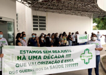 Trabalhadores da FHS realizam 3ª paralisação e assembleia debaterá indicativo de greve