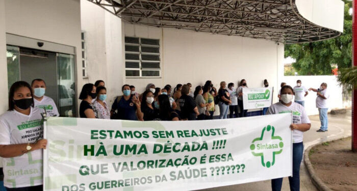 Trabalhadores da FHS realizam 3ª paralisação e assembleia debaterá indicativo de greve
