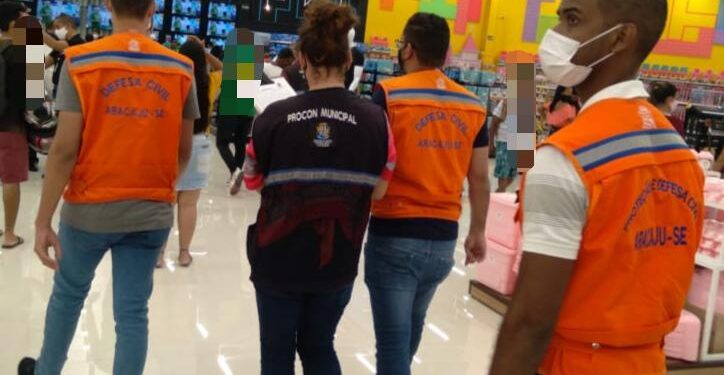 PMA averigua cumprimento de normas de biossegurança em loja recém-inaugurada