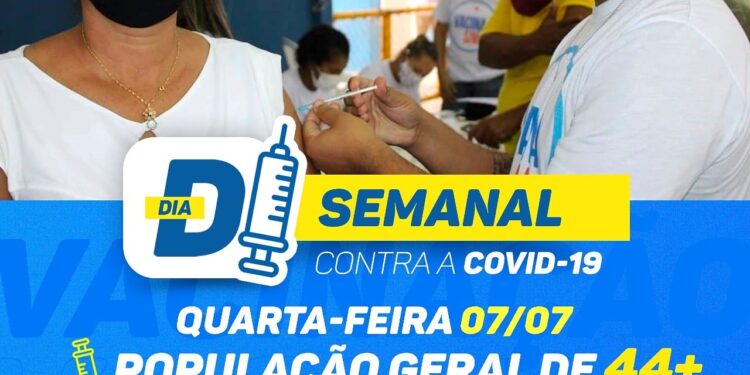 Prefeitura realiza dia D da vacinação contra a Covid-19 em Itaporanga
