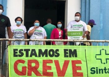 Trabalhadores da Saúde de Maruim em greve por atraso no salário