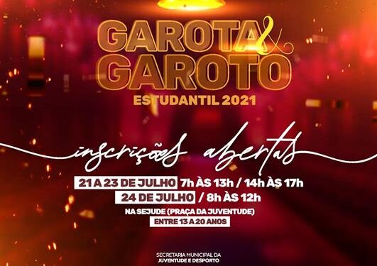 Prefeitura de Estância realizará 4ª edição do concurso Garoto e Garota Estudantil