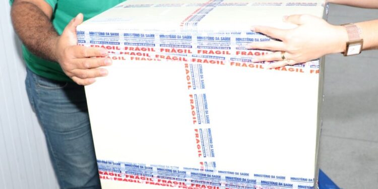 A Secretaria de Estado da Saúde recebeu nova remessa de imunobiológicos da Pfizer