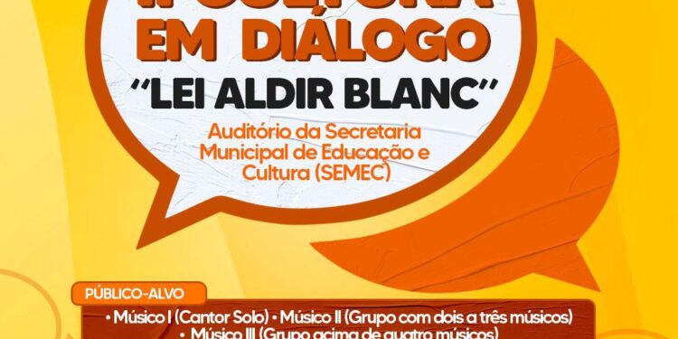 Prefeitura de Simão Dias realizará encontro com agentes culturais