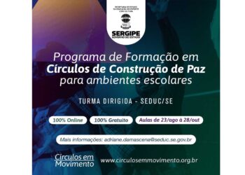 Parceria entre Seduc e Plataforma Círculos em Movimento inicia curso Construção de Paz para Ambientes Escolares