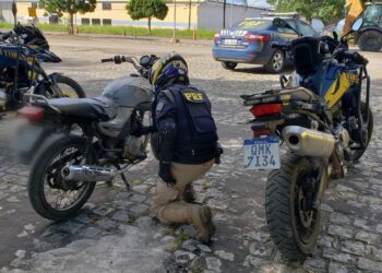 Itabaiana/SE: PRF recupera motocicleta adulterada