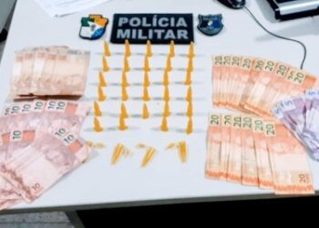 PM prende homem com 29 pinos de cocaína no Bairro Siqueira Campos