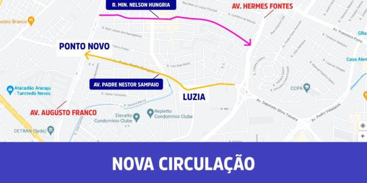 SMTT faz alterações no trânsito na Nestor Sampaio e vias do entorno