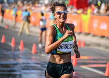 Com infração no final, Érica Sena fica em 11º lugar na marcha atlética