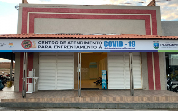 Itabaiana: Centro de Atendimento e enfrentamento à Covid funcionará em um novo local