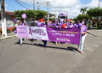 Campanha Agosto Lilás chega às ruas de Rosário do Catete