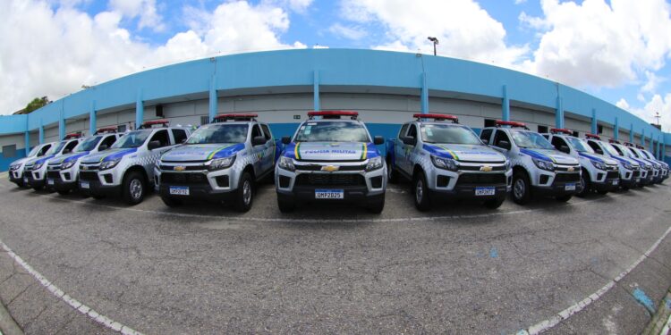 Seis Unidades da PMSE são beneficiadas com a entrega de 13 viaturas novas