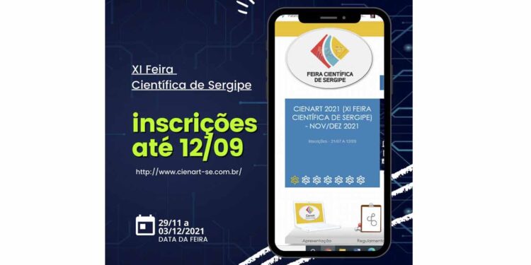 Cienart 2021 está com inscrições abertas até o dia 12 de setembro