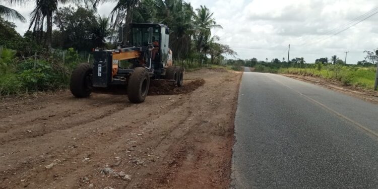 Governo inicia obras de Reestruturação de Rodovia que liga Boquim a Pedrinhas