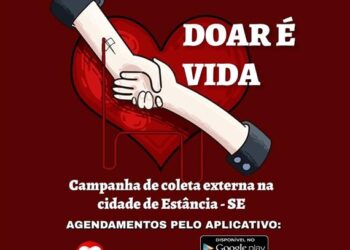 ONG Doar é Vida, em parceria com a PME, realizará a coleta de sangue externa em Estância