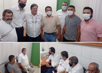 Prefeito recebe empresários com interesse em abrir empresa na Barra dos Coqueiros