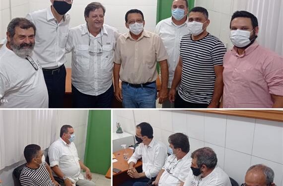 Prefeito recebe empresários com interesse em abrir empresa na Barra dos Coqueiros