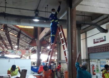 Prefeitura de Aracaju realiza manutenção preventiva no sistema elétrico dos mercados centrais