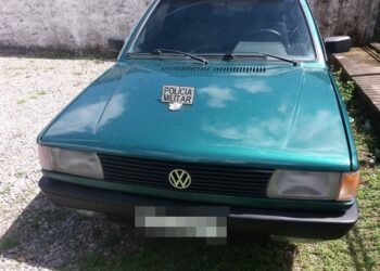 Polícia Militar recupera veículo com restrição na cidade de Riachuelo
