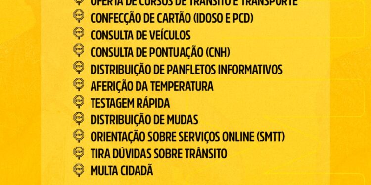 Prefeitura de Socorro realizará drive-thru da Semana Nacional de Trânsito