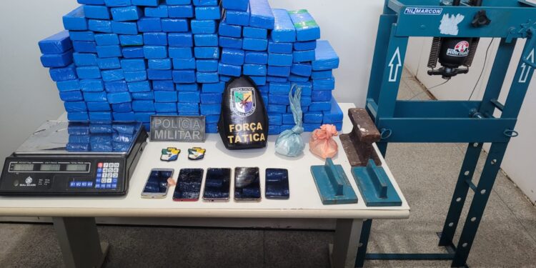 Polícia Militar apreende mais de 92kg de entorpecentes em Nossa Senhora do Socorro