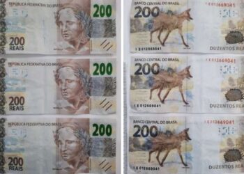 Laudo da Criminalística atesta que grupo estava com sete notas falsas de R$ 200