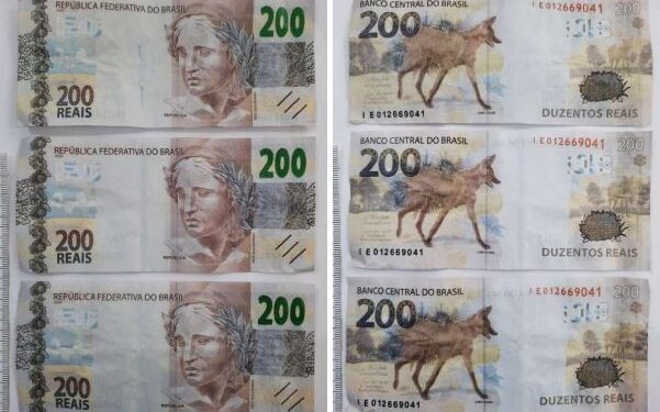 Laudo da Criminalística atesta que grupo estava com sete notas falsas de R$ 200