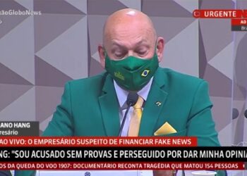 Em depoimento à CPI, Luciano Hang admite contas no exterior e nega ter financiado fake news