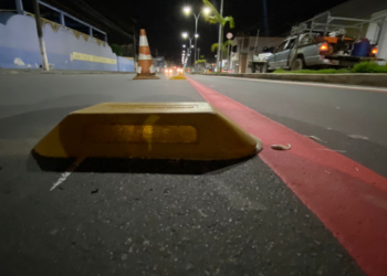 Itabaiana: Avenida Dr. Luiz Magalhães recebe nova sinalização horizontal