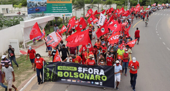 7 de setembro: trabalhadores saem às ruas de Aracaju em defesa da democracia