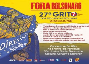 27º Grito dos Excluídos vai fortalecer solidariedade e luta pelo Fora Bolsonaro