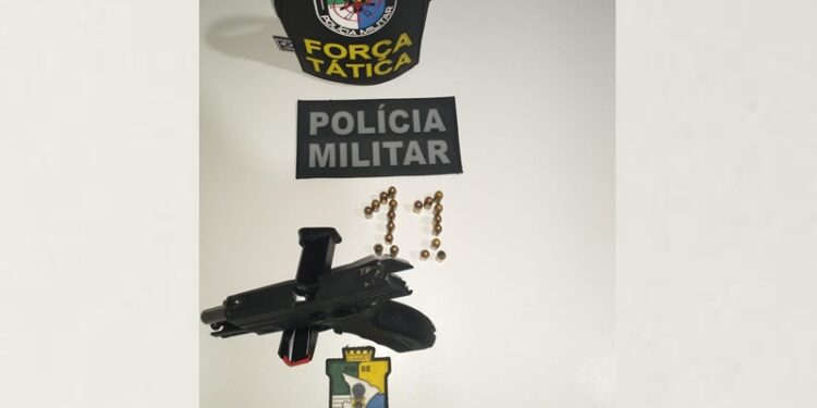 PM prende homem com sinais de embriaguez e portando arma de fogo em Cristinápolis