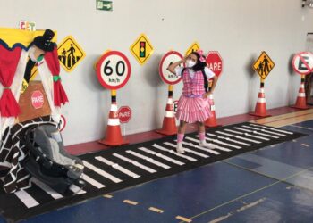 Semana Nacional do Trânsito: SMTT conscientiza estudantes da educação infantil