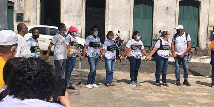 Sintasa comemora o Dia dos ACS e ACE com protestos em São Cristóvão