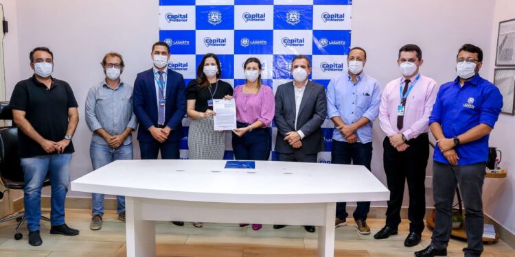 Contrato de novos recursos para obras da Orla da Barragem é assinado entre a Prefeitura de Lagarto e a Caixa Econômica