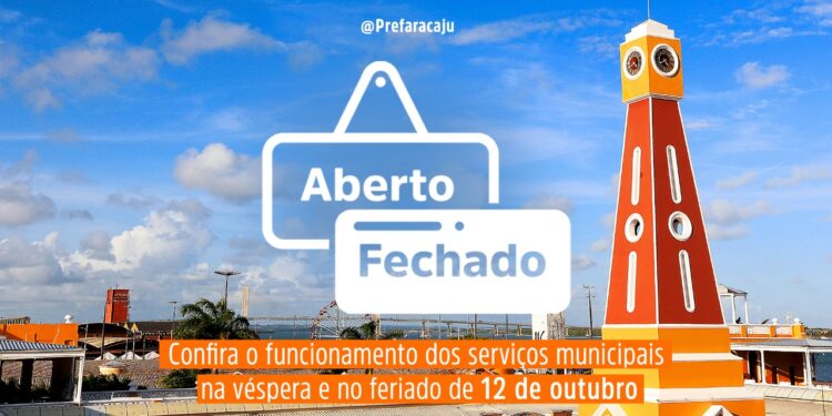 Confira o funcionamento dos serviços municipais na véspera e no feriado da Padroeira