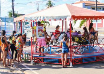 Dia das Crianças é comemorado com evento realizado pela Prefeitura de Simão Dias