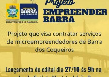 Prefeitura lança projeto empreender Barra nesta quarta-feira