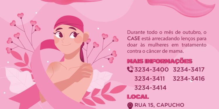 Outubro Rosa: Case realiza campanha para doação de lenços