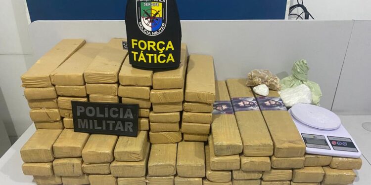 Polícia Militar prende três mulheres e apreende mais de 66kg de drogas na Grande Aracaju